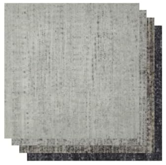 andiamo Teppichfliesen, Klebefliesen, 40x40 cm, 8 m², Beige-Grau Streifen | 50 Stück, Polyester, Nadelfilz, Teppichboden, 4mm, Fußbodenheizung, Wohnräume & Mietwohnung