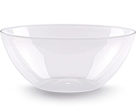 Ensaladera transparente 2,4l 23 cm