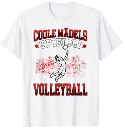 Coole Mädels spielen Volleyball Volleyballer Volleyballerin T-Shirt