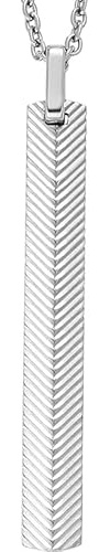 Fossil Herren-Halskette, Harlow Linear Texture Chain Halskette