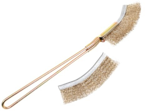 FOMIYES Brosse De Nettoyage À Cage À Oiseaux À Poils Métalliques Rigides Avec Manche Long Pour Nettoyer Facilement Les Cages De Perroquets Accessoire Pratique