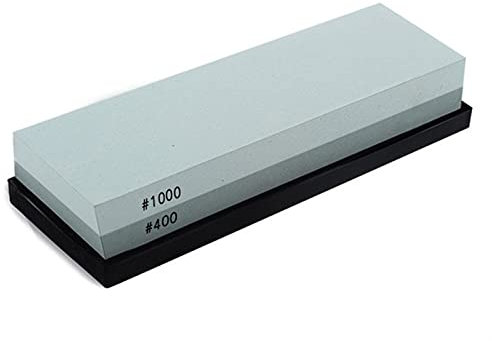 ISCBAFYX Affilacoltelli Whetstone Side Girt Cucina Affilatura Pietra Mola Oilstone Levigatura Strumento 240/600/800/1000/3000/6000 Set (Colore : 400 1000 Grit)