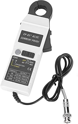 Zangenstromzange, AC DC Zangenstromzangentester 1 MA – 400 A Testbereich 200 KHz Stromzangenmessgerät für Oszilloskop, Zangenmessgeräte