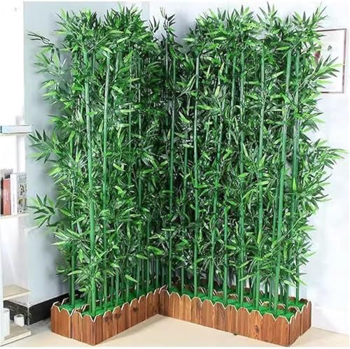 AVLLSO Separe divisorio Esterno Giardino 39.3 59 70.8 Alto Faux Plants residenziali, Schermo separatore per Il Cortile Patio Deck(1m/3.2ft H,30cm Base-6 Pole)