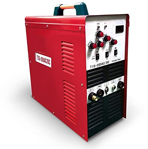 Equipos de soldadura Soldadora TIG Soldadora de 200 Amp. Máquina de Soldadura Inverter AC/DC Pulso Soldadora de Alta Frecuencia Con Tecnología IGBT for Aluminio(110V/220V)