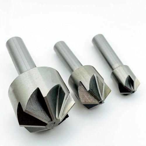 FENGXCUI 1PCS 6mm-50mm 120 Grad Fase Cutter Anfasen Bohren Mühle Bohrer Fräsen Schneiden Werkzeug (10/16/20/25/30/40/50mm)(12.5mm)