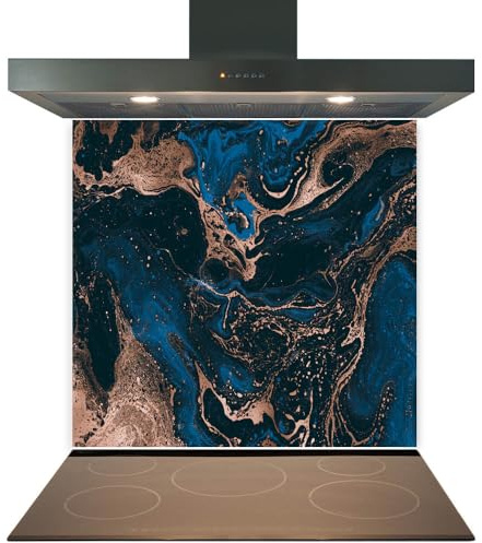 Printed Toughened Glass Splashback for Kitchen, Tempered Heat-Resistant Glass Splashbacks with Polished Edges for Cooker and Hob Backsplash (Design 2163, 60 x 80cm)
