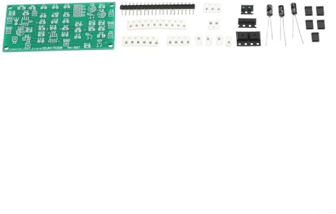Alanmoship NE555 Wellenform-Generator DIY Löt-Kit Pädagogische Elektronik Training Leiterplatte für STEM-Lernen, PCB-basiert, 7,4 x 3,9 cm, Grün
