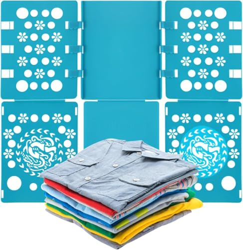 Plieuse Linge, Planche à Plier Le Linge Pliage Vetement Chemise Pulls Tee-Shirt pour Adultes et Enfants, Planche a Plier Le Linge 58 x 68CM