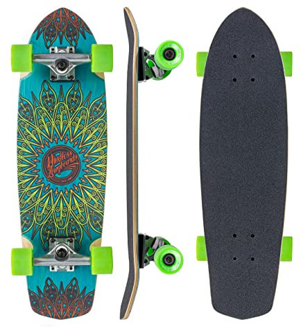 Mindless Longboards Mandala Skateboard Unisex Erwachsene, Unisex-Erwachsene, ML5700, Blau (blau), Einheitsgröße