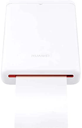 Huawei Foto-Drucker CV80 mit 5 Packungen Papier, Weiß
