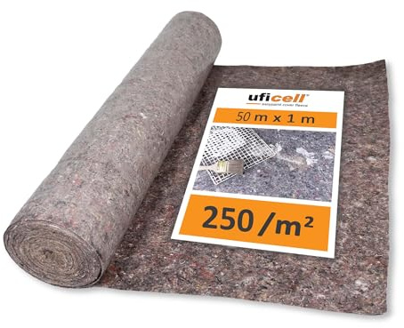 easypaint® PREMIUM Malervlies Malerabdeckvlies [50 m²] - Schutzvlies mit PE Anti Rutsch Beschichtung - Gewicht: 250 g/m² - Abdeckvlies ist der perfekte Oberflächenschutz für Bodenbeläge