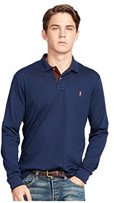 Polo Ralph Lauren Herren Poloshirt, klassische Passform, weiche Baumwolle, Interlock