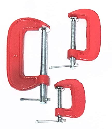 3er Set Schraubzwingen Mini-Schraubzwingen Zwinge 25 50 75mm