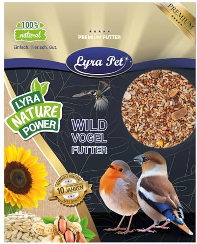 Lyra Pet® 25 kg Streufutter schalenfrei Vogelfutter ohne Schale Wildvögel Vögel
