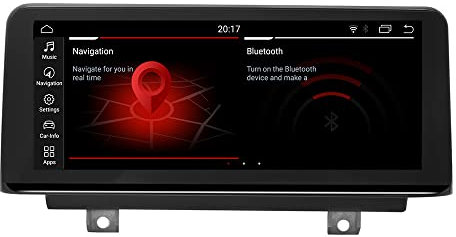GABITECH 10,25 Zoll Touchscreen Autoradio Android 11 GPS Navigator für BM 3er 4er F30 F31 F32 F33 F34 F36 M3 M4 NBT-System Quad Core 2GB RAM 32GB ROM. Carplay, USB