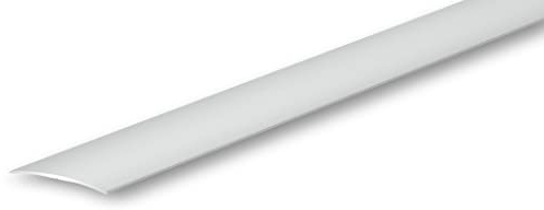 (13,99EUR/m) Übergangsprofil | 50 x 1000 mm | silber selbstklebend | Nahtdeckprofil Dehnungsfugenprofil Abdeckleiste | für Übergänge universell einsetzbar