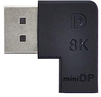 xiwai Adaptador Mini DisplayPort 1.4 macho a DP hembra de 8 K 60 Hz Ultra HD UHD 144 Hz 7680 * 4320 para ordenador portátil, monitor de vídeo y PC