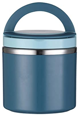 Frasco de comida de 800 ml Frasco de sopa a prueba de fugas de acero inoxidable para comida caliente Termo de comida con aislamiento al vacío de gran capacidad con asa Termo Frasco de comida Termo de