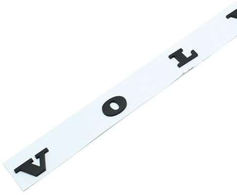 OUSIKA Bil bakre bagageutrymme logotyp emblem märkes klistermärke, för Volvo C70 C30 S60 S60L XC90, 3D-dekoration dekal, etikettsvans externa modifieringstillbehör, matt svart