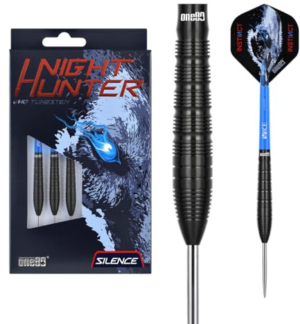 ONE80 Night Hunter Silence 90% - Steeldarts 24 Gramm