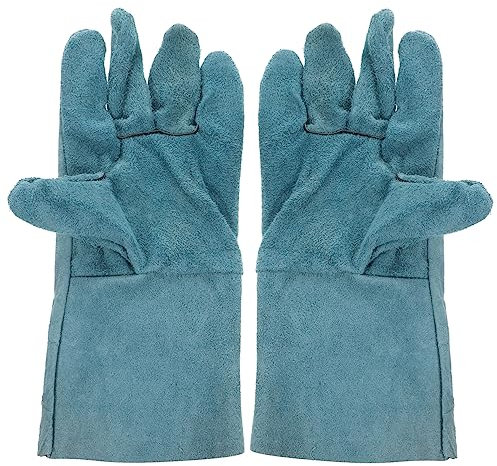 YARNOW Bissfeste Handschuhe Für Hundetraining Widerstandsfähige Komfortable Schutzhandschuhe Aus Hochwertigem Rindsleder Für Für Handhabung Von Hunden Und Anderen Haustieren