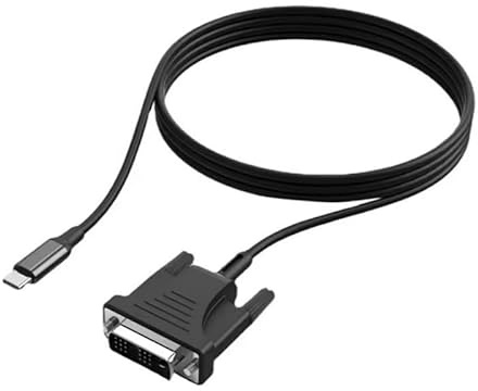 DUOBAGMA Câble adaptateur USB C vers DVI Thunderbolt 3 type C USB C vers DVI
