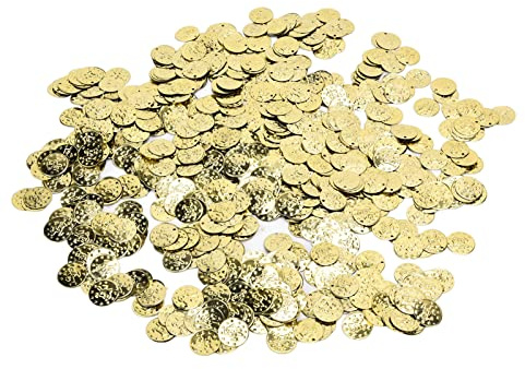 Eujgoov Magdans, 2000 St Magdans Utsökta Paljetter, Klädtillbehör för Gör-det-själv-kostym, Midjekedjor (Guld (fågelmynt))