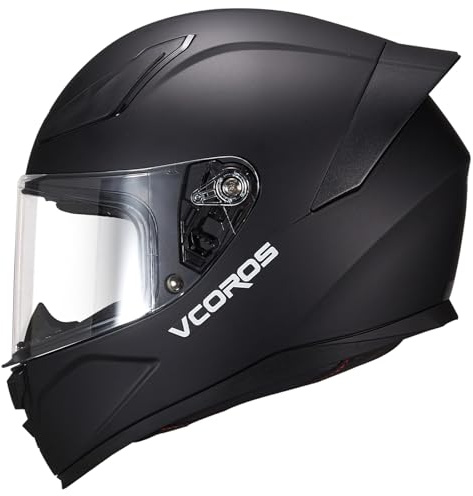 VCOROS Integralhelm für Unisex WS-609 Motorradhelm ECE 22.06 Zertifiziert | Integralhelme mit Austauschbar Helmvisier Vollvisierhelm Motorradhelm Integralhelm für Motorrad Roller Rennen