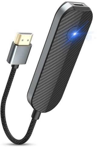 Adattatore per display HDMI wireless, dispositivo di streaming WiFi 4K 1080p per iPhone, iPad, Tiktok YouTube Mirroring su TV, sincronizzazione video HD, non per Netflix