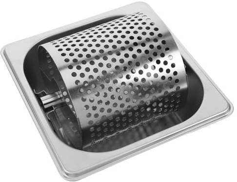 ibasenice Rullo per Acciaio Inox Antiruggine, Strumento per Hamburger e Toast, Applicatore di Cucina Domestica e Barbecue