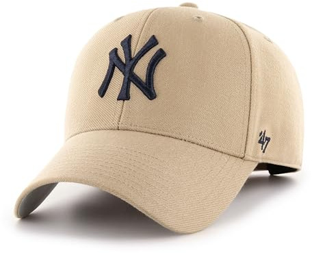 47 MLB Caps verstellbar Klettverschluss Baseball Kappe gebogener Schirm Teamlogo