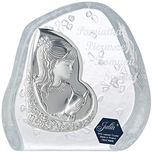 Crystaljulia Presse-papiers en Cristal de Plomb Transparent 11,5 cm