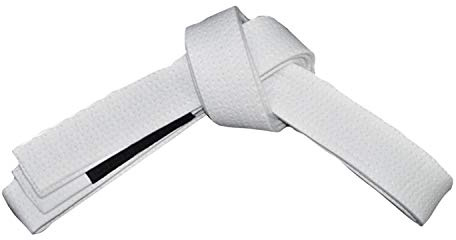 ROX Fit BJJ Belt Adult Size - Erwachsenengröße Brasilianischer Jiu-Jitsu-Gürtel aus 100% Baumwolle für langlebiges und leichtes Design Für den Wettbewerb geeignet BJJ Gi Belts Weiß (A3 (300 cm))