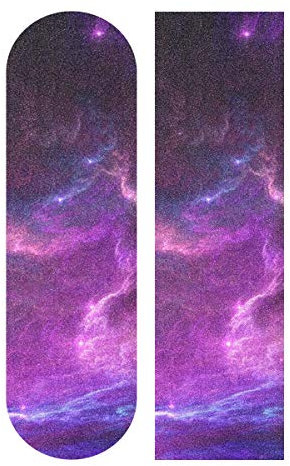 Mnsruu Purple Night Sky Skateboard-Griffband, Roller, Deck, Sandpapier, 22,9 x 83,8 cm