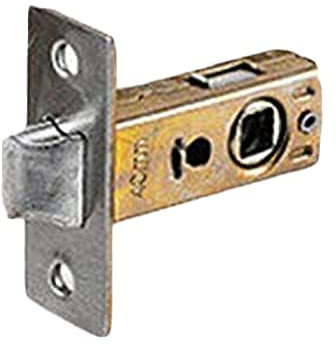 Tubular Mortice Latch 35 mm Flat Tongue Lock for for Spring Handle Door Room Bathroom Latches & Bolt