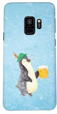 Mr. & Mrs. Panda Handyhülle passend für Samsung Galaxy S9 Handyhülle, Blau