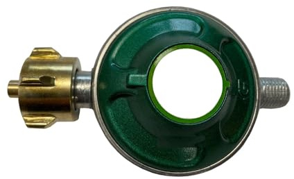Gasdruckregler 30 mbar – Druckminderer Set für Propan/Butan, 1/4 Linksgewinde, Kältebeständig bis -30°C, ohne Manometer