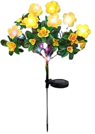 Passerella fiorita - Lampade a forma di di azalea, luci per esterni, luci da giardino impermeabili, illuminazione a LED per esterni