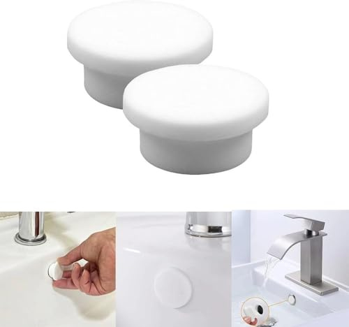 Sink Overflow Ring, Bathroom Silicone Wash Basin Overflow Ring, Sink Overflow Hole Cover for Kitchen Sink Hole Overflow Cap for Bathroom Sink Basin Trim Overflow Cover Insert in Hole Round Caps