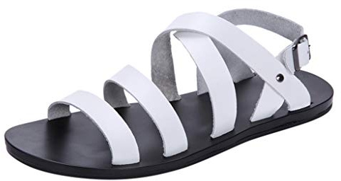 Dinglong sandales multicolore triangulaire Chaussures romaines sandales décontractées plat mode plage léger hommes antidérapant sandales hommes sandales multicolore triangulaire
