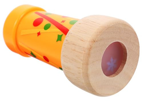 JOINPAYA Holzkaleidoskop Kinder Lernspielzeug Vintage Klassisches Kaleidoskop Tragbares Cartoon Partyspielzeug Für Kindergeburtstag