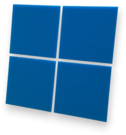 Piastrelle – Confezione da dieci quadrati – 7 cm x 7 cm