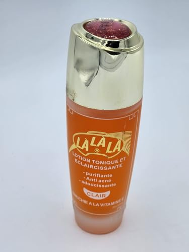 FPS ccharlote Fashion LOTION ECLAIRCISSANTE LALALA 100ML, Vitamine E, Tonifiante pour Tous Types de Peau, Régule le Sébum, Nutrition de la Peau