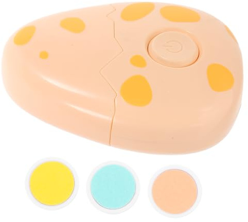 MUELODSIC Kit de Manicura Eléctrico para Bebés Cortaúñas Seguro con Diseño de Dinosaurio Incluye Cabezales de Limado para Cuidado de Uñas Infantiles