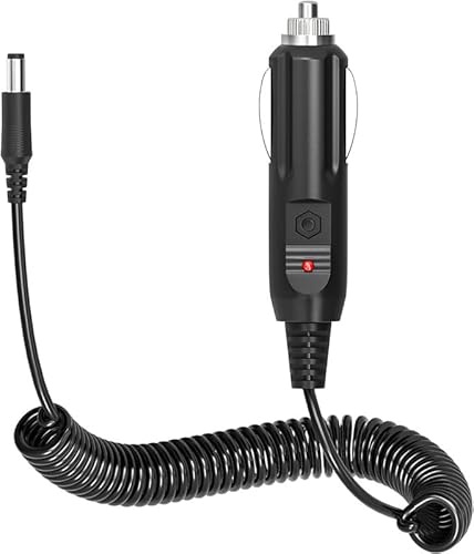 Latskrpk Adattatore DC per Auto per Ricevitore Automobile Touch Screen 7 Pollici Iniziale GM-701 Sistema di Navigazione Mondiale Cavo di Alimentazione per Auto, Barca e Campeggio Auto