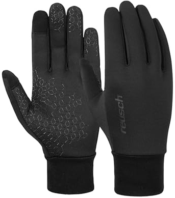 Reusch Sporthandschuhe für Herren & Damen | touchscreen-kompatibel & leicht | atmungsaktive Fleecehandschuhe für Running, Outdoor & Freizeit, Unterziehhandschuhe, Größe 6-11, Ashton TOUCH-TEC