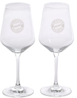 FC Bayern München Weinglas 2er-Set Glas Schoppen FCB