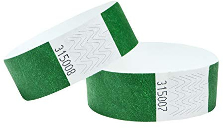 100 Stück Armbänder personalisiert aus Tyvek