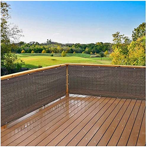GCSQF Brise-Vue pour Balcon Anthracite pour Jardin Terrasse Tissu de Maille de Pare-Brise de Pare-Brise d'écran de confidentialité de clôture d'arrière-Cour extérieure de Corde décorative de clôtures